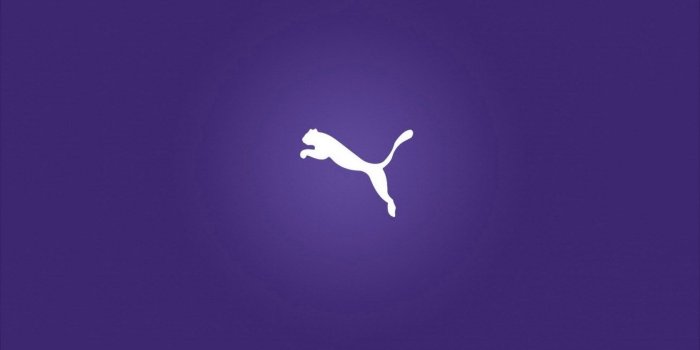 1680x1050 Puma Logo Violet Background Desktop Wallpaper