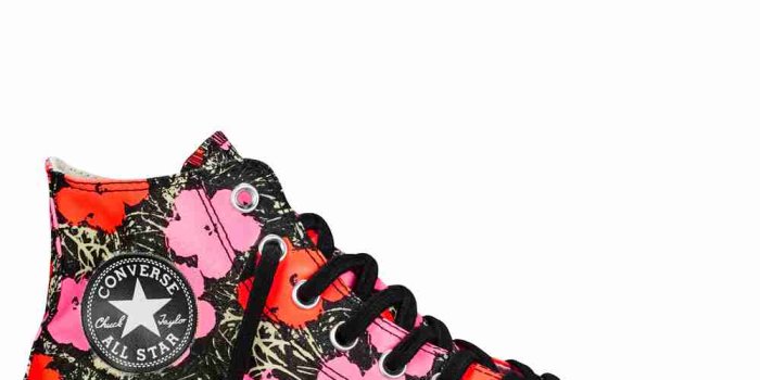 1000x1000 Exclusive Converse Chuck Taylor All Star Andy Warhol Floral Poppy