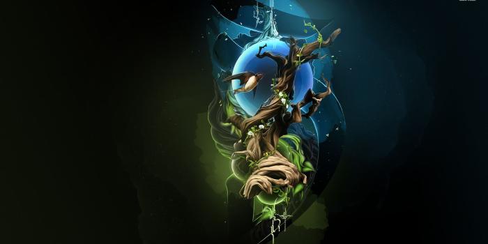 1920x1080 Floating tree wallpaper - Digital Art wallpapers - #3987