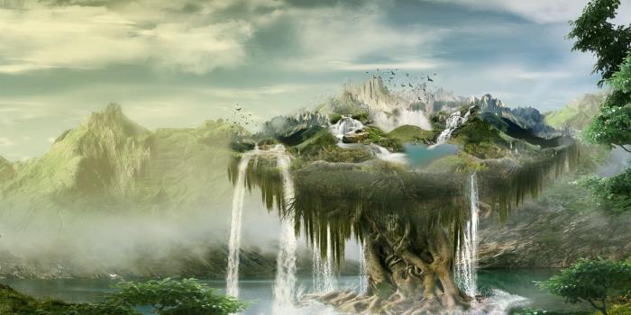 2560x1600 55+ Floating Island Wallpapers - Download at WallpaperBro