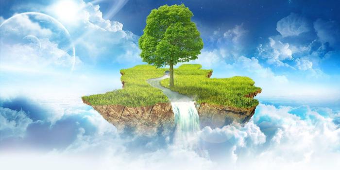 2560x1440 Floating Island Wallpapers