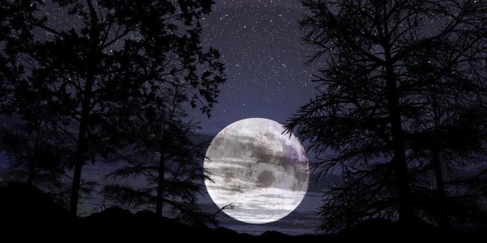 1024x768 Fresh Nature Wallpapers: Supermoon Wallpaper