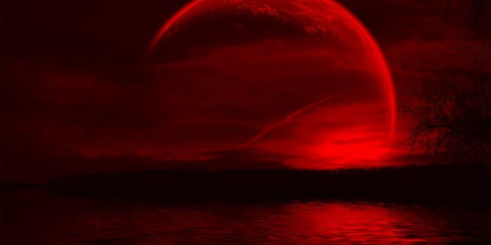 1920x1080 Super Moon Lunar Eclipse Wallpaper HD | 2019 Live Wallpaper HD