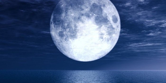 1280x853 Sky Ocean Clouds Night Supermoon Moon Big Blue Stormy Skies