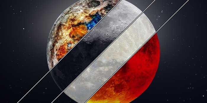 7680x4320 Wallpaper Mineral Moon, Supermoon, Crescent Moon, Blood Moon, 4K, 8K