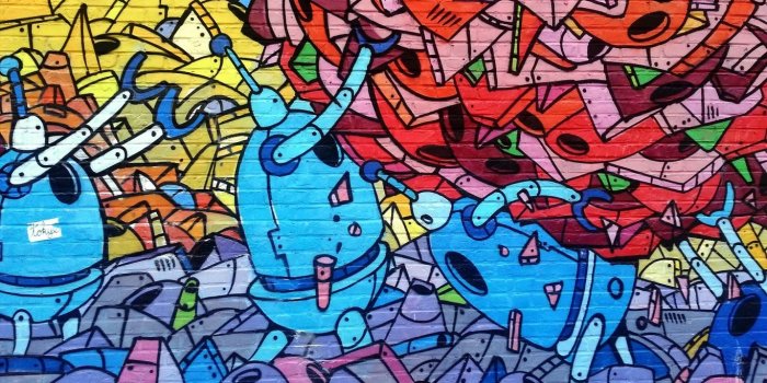 1366x768 Download wallpaper 1366x768 graffiti, art, wall tablet, laptop hd