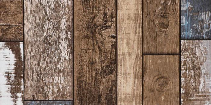 1200x1200 Akea Reclaimed Wood Wallpaper Roll, Vintage Faux Wood Plank Look Wallpaper,  for Home Decal, Restaurant, Cafe etc. Size 20.8inch x 32.8ft, 57 sq.feet