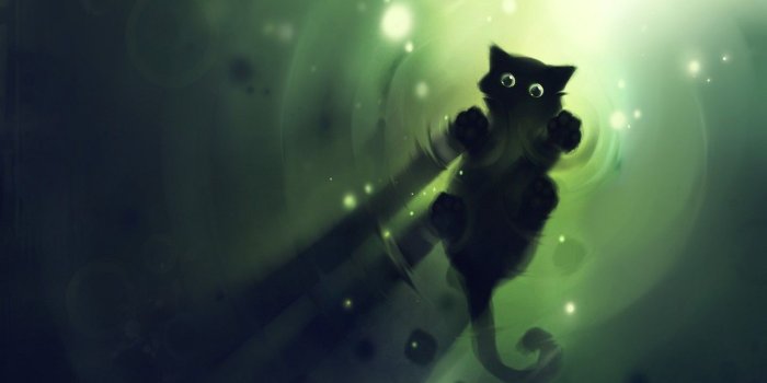 1440x900 wallpaper | Free Art wallpaper - Cat Design wallpaper - 1440x900