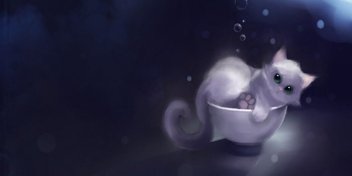 1280x800 Free Wallpaper - Free Art wallpaper - Cat Design wallpaper