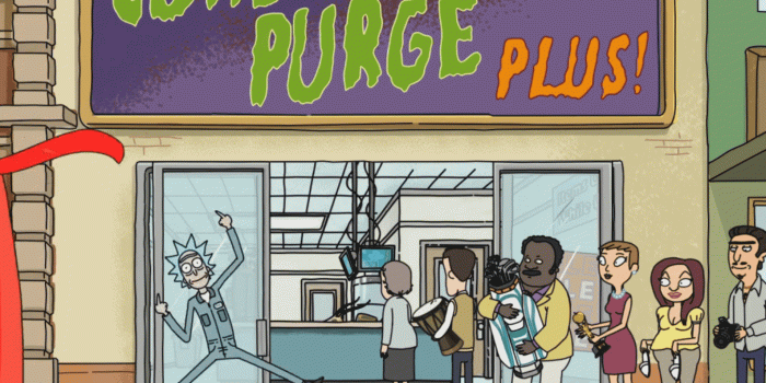 2048x2048 Curse Purge Plus - Tap to see more cute Rick and Morty wallpapers