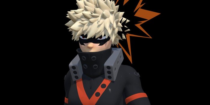 1920x1080 Katsuki Bakugou - Winter Costume - 3D model by BionicKiwi