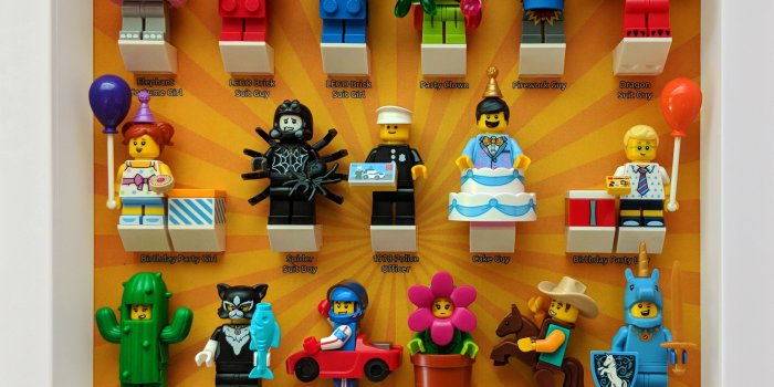 2763x2763 LEGO® Minifigure Backgrounds for IKEA® RIBBA Frames | The Technologist