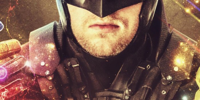 1080x2160 Download 1080x2160 wallpaper supreme power, batman with gauntlet