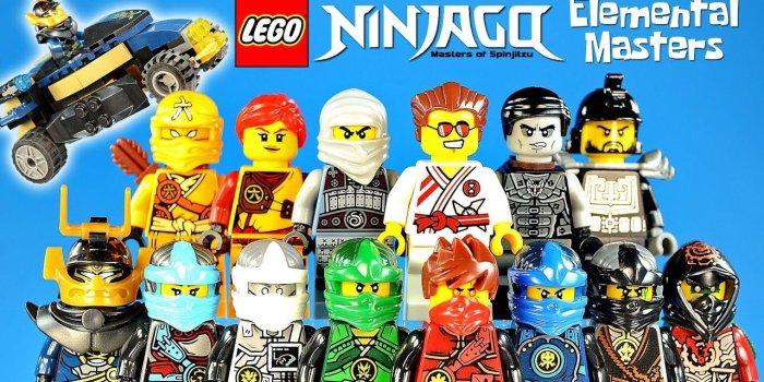 1280x720 LEGO Ninjago Elemental Masters Set bonus Unofficial LEGO Minifigures w/  Samurai VXL Mini Build