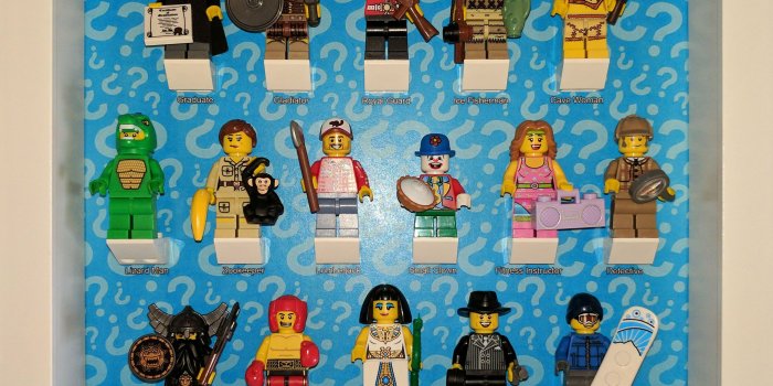 2858x2858 LEGO® Minifigure Backgrounds for IKEA® RIBBA Frames – Lowe Family