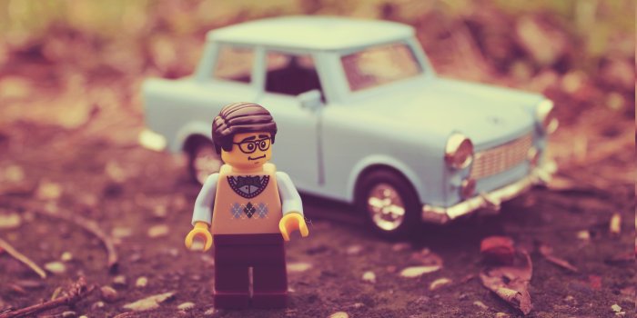 5182x3456 LEGO, Figurines, Car, Vintage, Trabant, East Germany, Miniatures