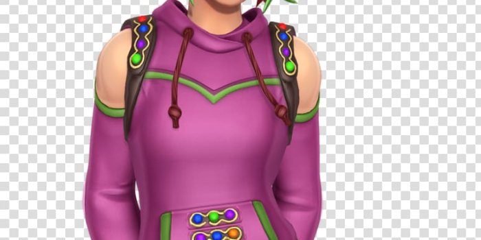 774x1032 Green haired girl with sporty outfit , Fortnite Battle Royale Video