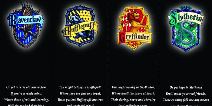 1200x795 Harry Potter Bookmarks – The Four Houses of Hogwarts, from
