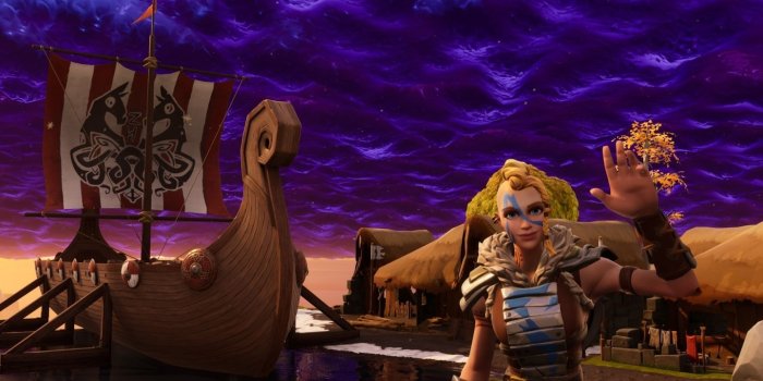 1440x900 Download 1440x900 Wallpaper Viking, Fortnite, Girl Warrior, Video