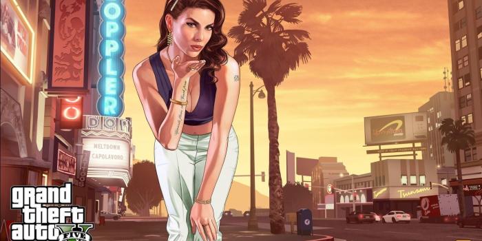 1366x768 GTA V Hot Girl. HD desktop wallpaper : High Definition | Best Games