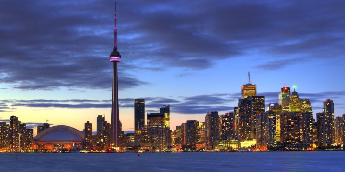 2508x1672 Toronto at evening HD Wallpaper