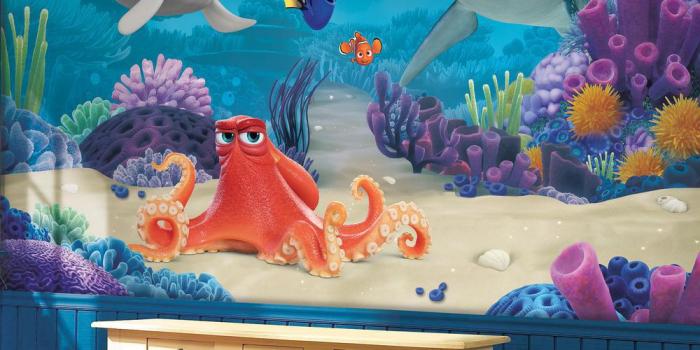 1000x1000 Disney Pixar Finding Dory XL Wallpaper Mural 10.5' X 6'