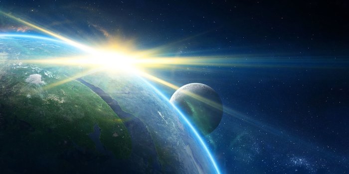 1920x1080 Wallpaper Sunrise Planet Earth K Space