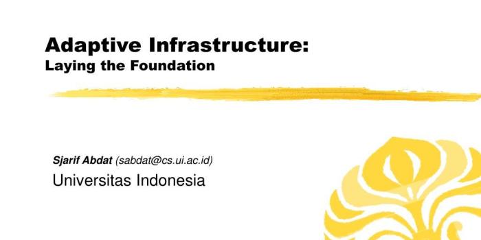 1024x768 PPT - Adaptive Infrastructure: Laying the Foundation PowerPoint