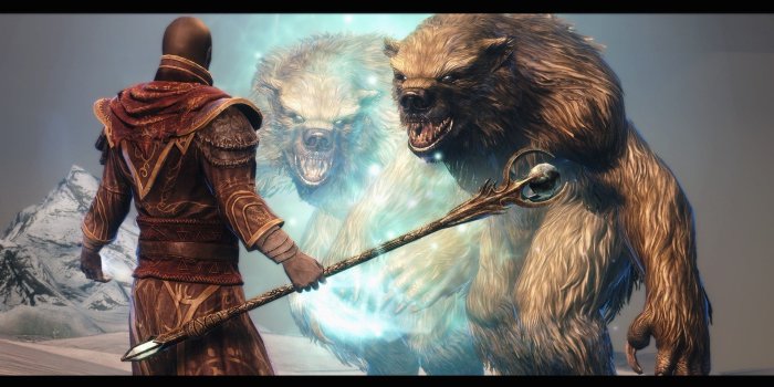 1920x1080 Mage and beast wallpaper, The Elder Scrolls V: Skyrim, sorcerer