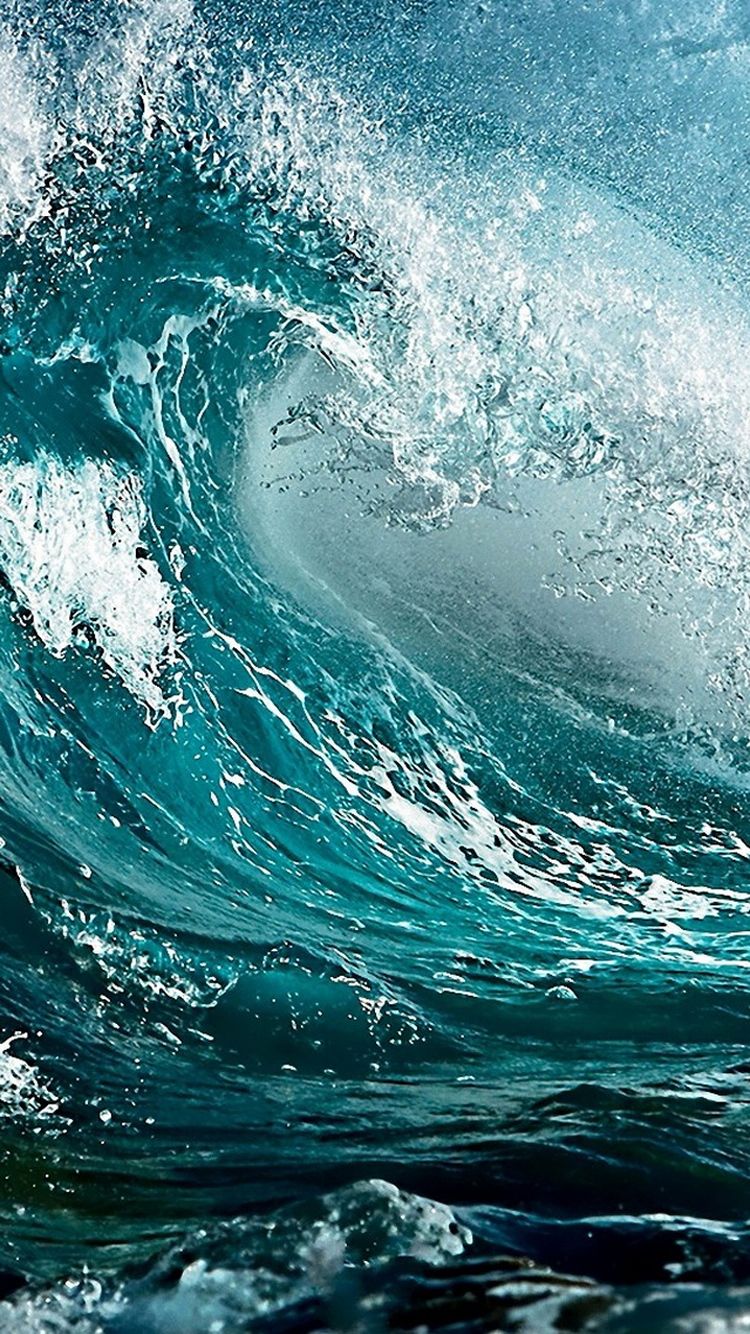 750x1334 Ocean Wave Surf iPhone 6 Wallpaper HD - Free Download | iPhoneWalls