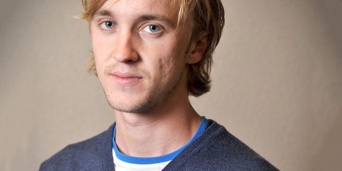 2560x1600 Wallpaper tom felton actor, blonde, bristles, guy, smile, tom felton
