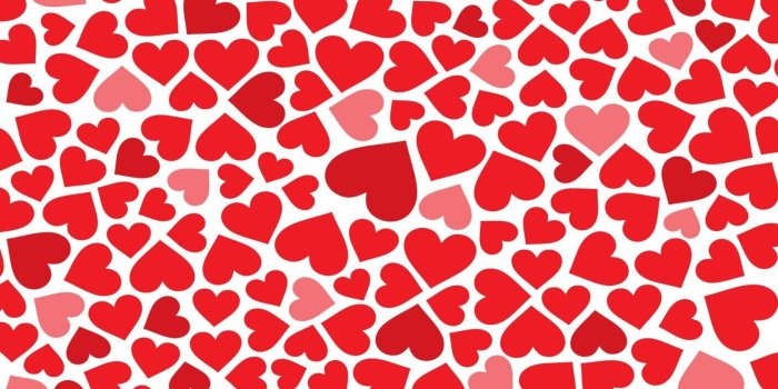 1680x1050 Red Hearts Wallpapers