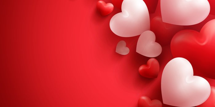 3840x2400 Red and white heart wallpaper HD wallpaper | Wallpaper Flare