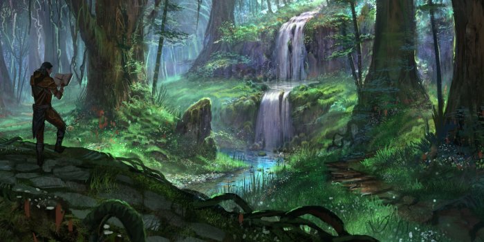 1920x1200 Celtic Forest Wallpaper