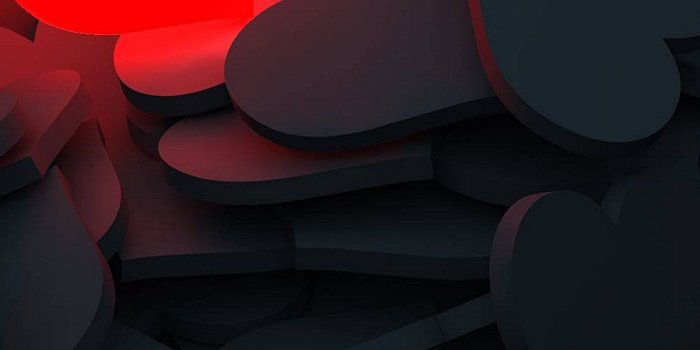 1440x3040 Lightning Love Red Heart Wallpaper - [1440x3040]