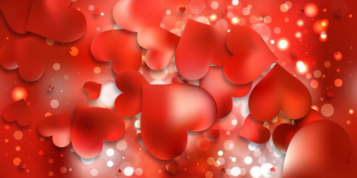 8000x4500 Red Heart Wallpaper Background