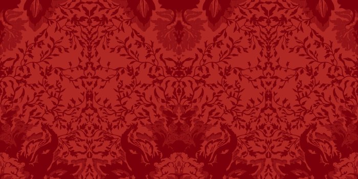 2362x3539 Timorous Beasties Wallcoverings - Devil Damask Flock wallpaper