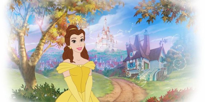 1024x768 Free Desktop Wallpaper: Disney Princess Belle Wallpaper