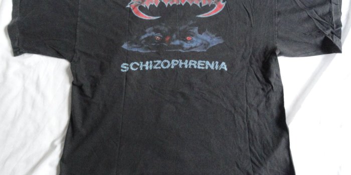 1600x1200 SEPULTURA rare Schizophrenia Tour T-Shirt Vintage Metal Slayer