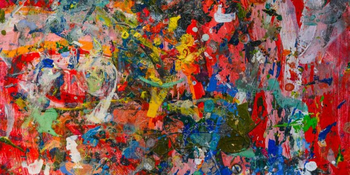 1366x768 Download wallpaper 1366x768 art, surface, grunge, paint tablet