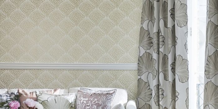 862x1102 Charm by Harlequin - Gold & Chiffon - 111748 in 2019 | Room