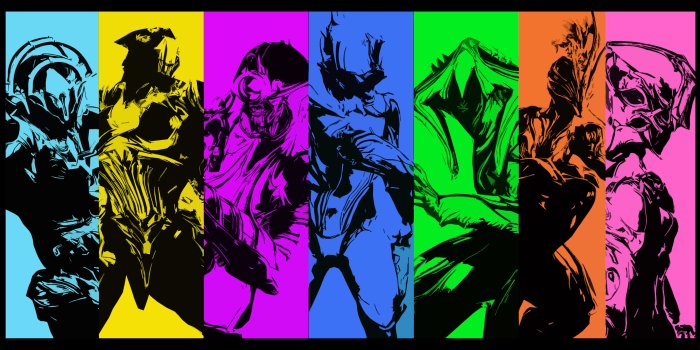 5398x2647 Warframe, Excalibur (Warframe), Frost (Warframe), Mag (Warframe) HD