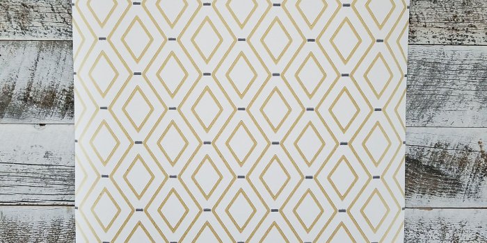 3000x3000 York Waverly Classic Diamond Duo Gold Harlequin Geometric Wallpaper WC7584