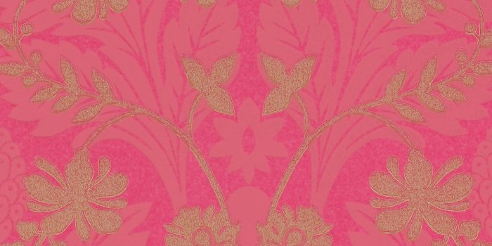 1440x1920 Harlequin Wallpaper, Akira 25411, Fuchsia / Gold at John Lewis