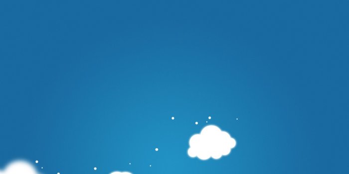 1920x1080 Minimal Cartoon Clouds Blue Background 1920x1080 Resolution