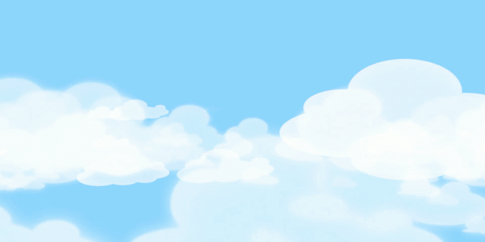 1920x1080 Cartoon Clouds and Blue Sky Motion Background - Storyblocks Video