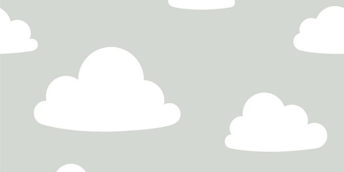 1200x1360 WallPops NuWallpaper Grey Clouds Peel & Stick Wallpaper