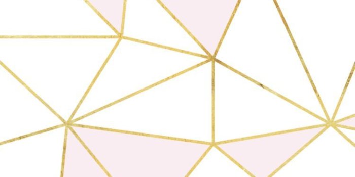 750x1334 Pink gold white geometric mosaic iphone phone wallpaper background
