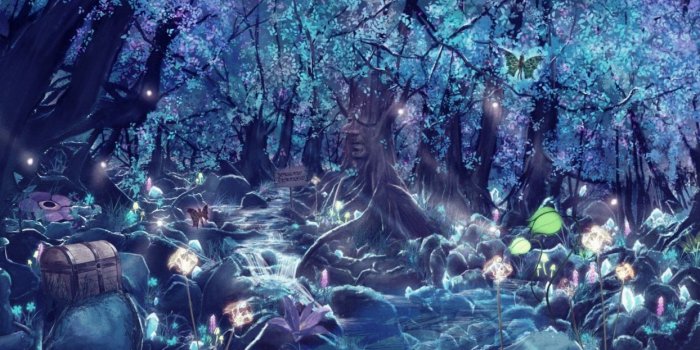 1244x700 Artwork fantasy magical art forest tree landscape nature magic