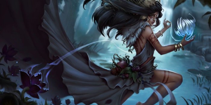 1332x850 Wallpaper Girl, Forest, Magic, Art, Illustration, Characters, by Jan